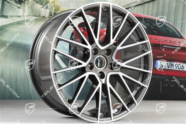 22-inch RS Spyder wheel rim, front, 10J x 22 ET48