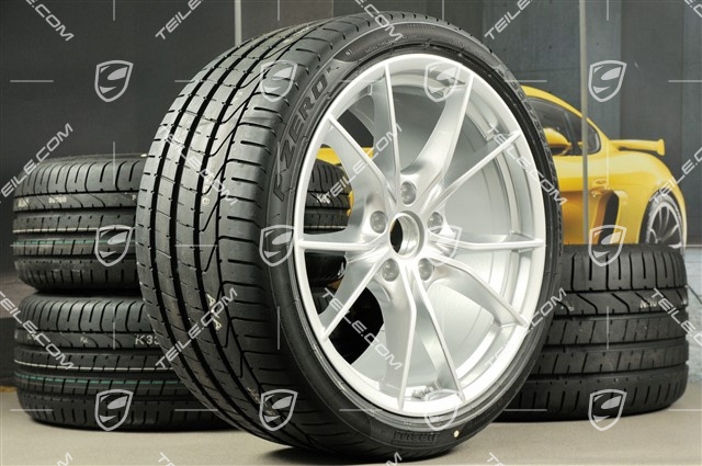 20-inch summer wheels set Carrera S IV, rims 8,5J x 20 ET49 + 11,5J x 20 ET56 + summer tyres 245/35 ZR20 + 305/30 ZR20, with TPMS