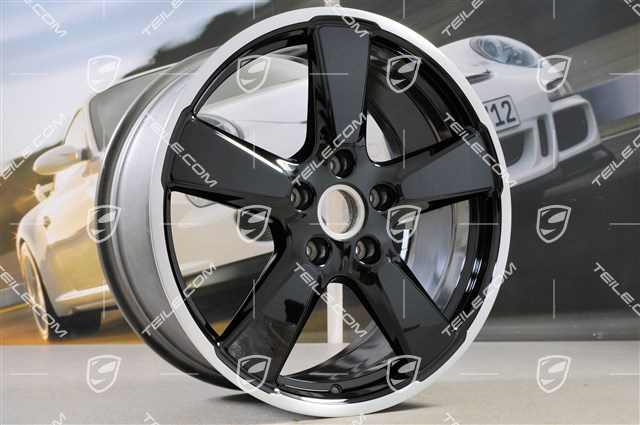 20" felga Sport Classic, 9,5J x 20 ET65, czarny wysoki połysk