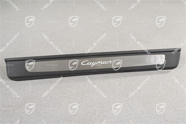 Blenden/Einstiegleisten, mit Beleuchtung, Edelstahl, "Cayman", Satz, L+R