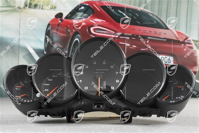 Instrument cluster, GT3, PDK, black face gauges