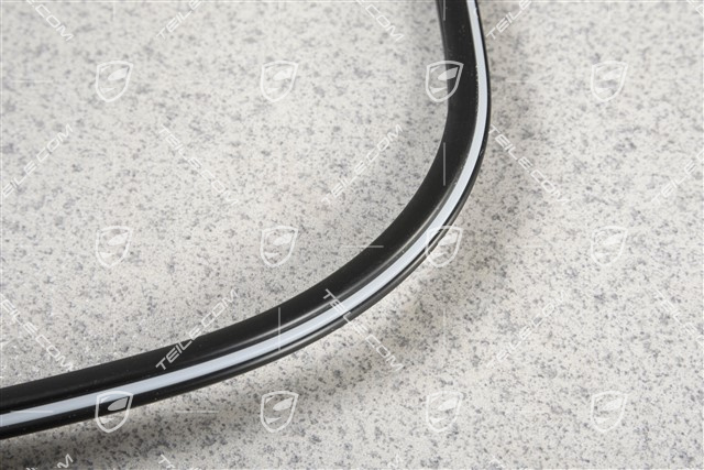 Rear window trim frame