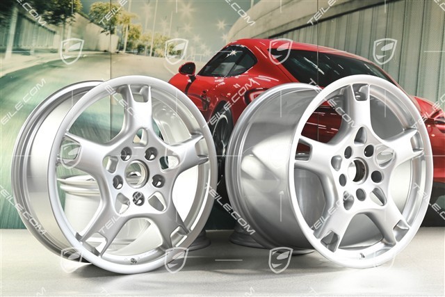 19" Komplet felg Carrera S, 8J x 19 ET57 + 11J x 19 ET67