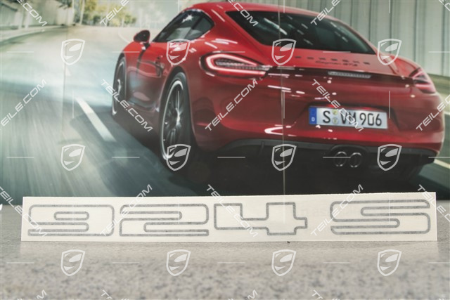 Dekorfolie "924 S", Hinten, Schwarz