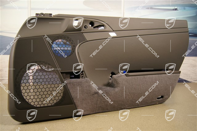 Türverkleidung, Coupé/Targa/Cabrio, ASK Klangpaket, Leder, Steingrau, R