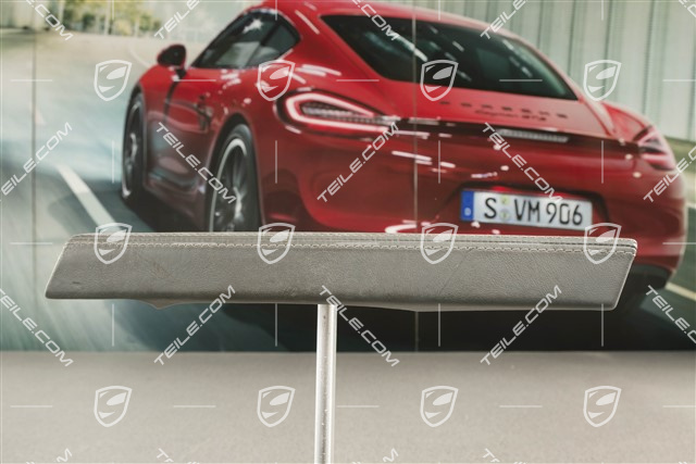 Zuziehgriff, Oberteil, Leder, Steingrau, L