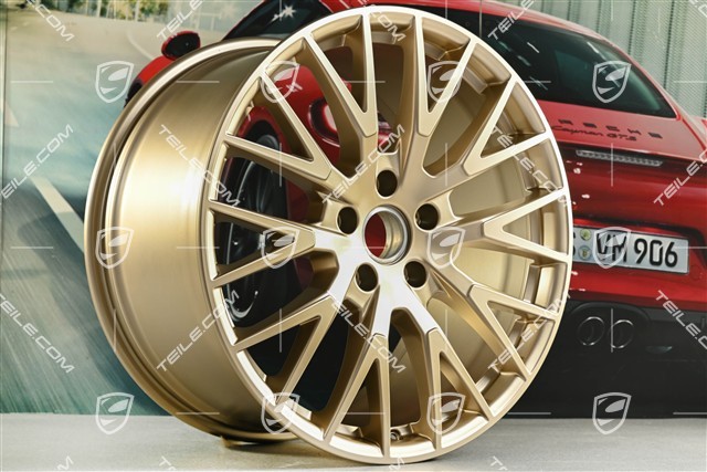 21" Komplet felg Panamera Exclusive Design, 9,5J x 21 ET71 + 11,5J x 21 ET69, neodyme