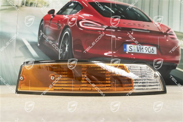 Lichtscheibe für Blinkleuchte, Rand schwarz, R