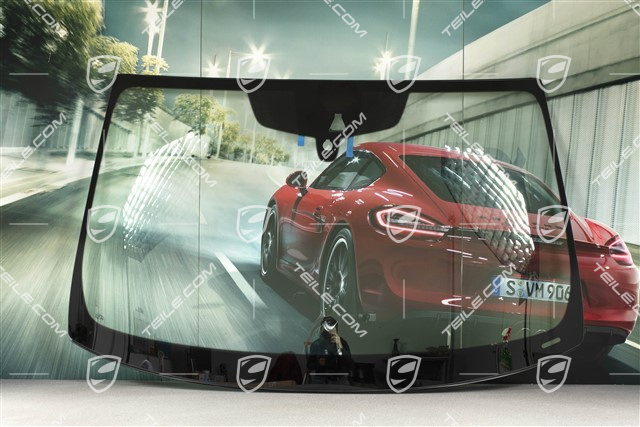 Windscreen / Windshield, Green heat-insulating with tinted top, Heated, PDLS+, Lane change assist