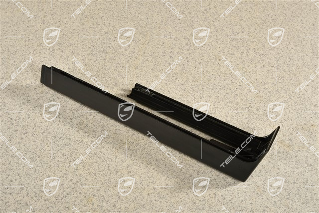Abdeckschiene für Vordersitz, Hinten, Schwarz, R