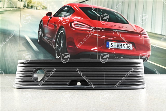 Cover trim, Front bumper center, Night Vision, Black matte
