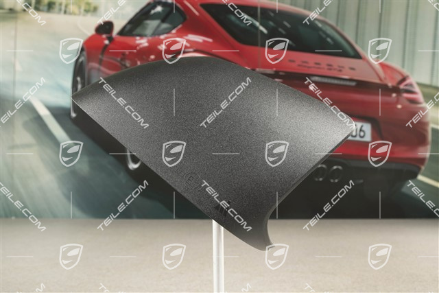 Aussenspiegel, Blende unten, Manuell anklappbar, Schwarz matt, R