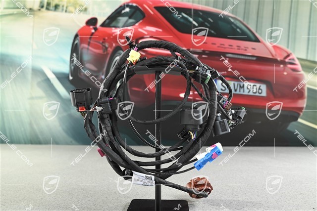 Wiring harness for front bumper, Real Top View, Turbo