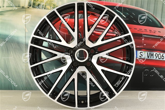 22" Felga Turbo Design, 11,5J x 22 ET52, czarny wysoki połysk
