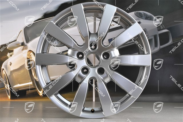 20-inch Cayenne SportDesign II wheel set, 9J x 20 ET57, Brilliant chrome finish