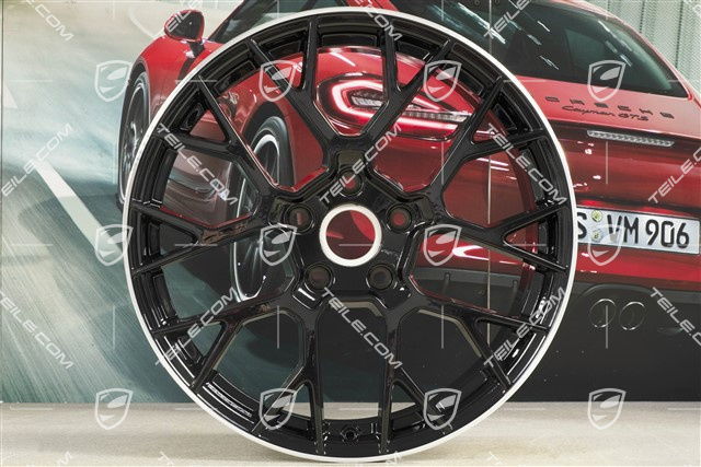 20" Felga RS Spyder, 8,5J x 20 ET53, czarny wysoki połysk