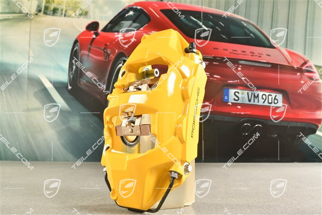 GT3 / GT3 RS, Zacisk tylny PCCB / hamulce ceramiczne, żółty, L