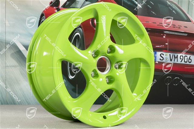 18" Felga Turbo Look II, 8J x 18 ET50, Lizard green