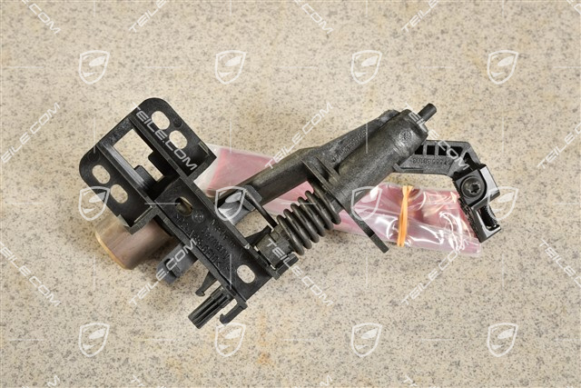 R, Innenbetaetigung / Türöffner mit Zugriemen, Indischrot, L
