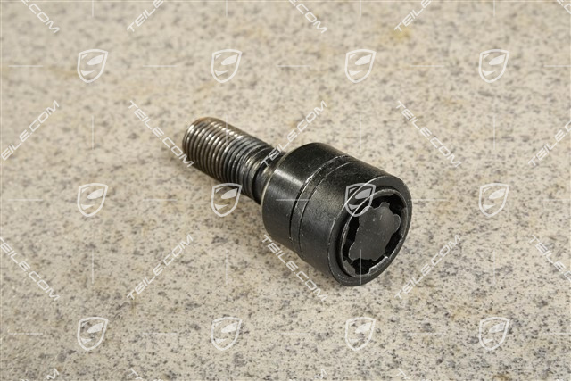 BLACK wheel bolts, set, including anti-theft device