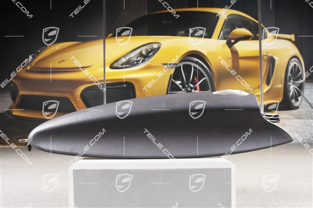 Deckel, Ablagefach, Leder, Spacegrau, R