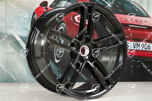 19" wheel, Turbo/Sport Design, 9J x 19 ET21, black high gloss
