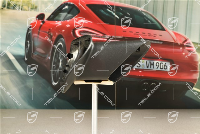 Aussenspiegel, Spiegelfuss, Abdeckkappe, Satinschwarz, RHD, L Aussenspiegel, Spiegelfuss, Abdeckkappe, Satinschwarz, RHD, L