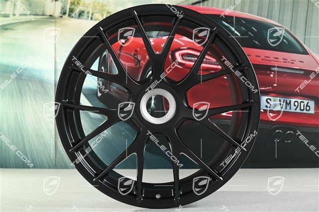 GT4 RS / Spyder RS 20" Magnesium wheel set, 8.5J x 20 ET61 + 11J x 20 ET50, black silk matt