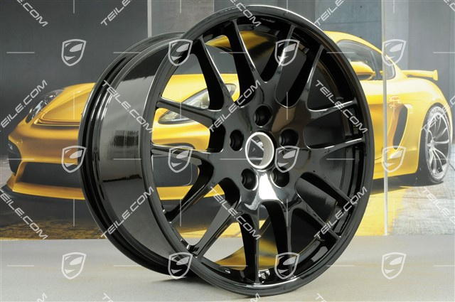 20" Felge RS Spyder Design, 10,5J x 20 ET65, hintere Felge für Winter, schwarz hochglanz