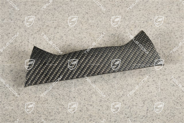Console switch trim, Carbon