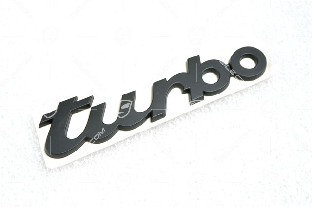 Logo "turbo", black Logo "turbo", black