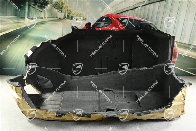 Bodenbelag / Teppich, Schwarz, RHD