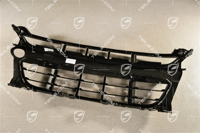 GTS / Sport Design, Front bumper, centre ventilation grille with Park Assist, Black matte