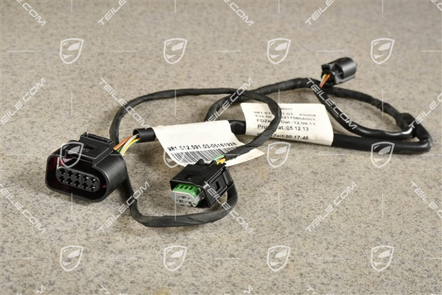 Wiring harness rear bumper, LED daytime diving lights, ParkAssist