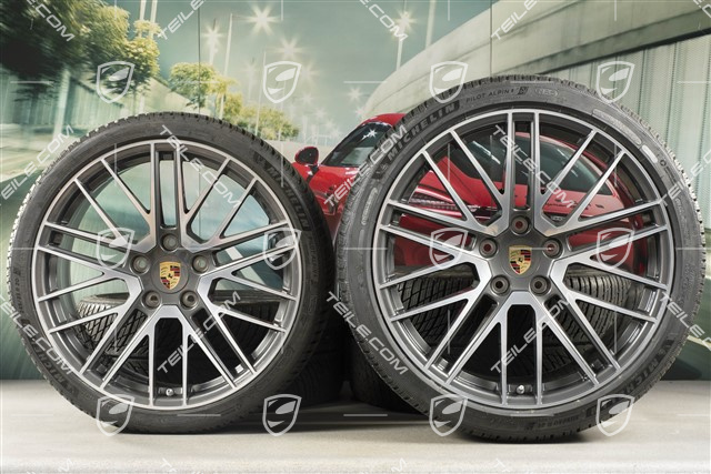20/21-inch Turbo V winter wheel set, wheel rims 8,5J x 20 ET40 + 11J x 21 ET66 + Michelin winter tyres 245/35 R20 + 305/30 R21