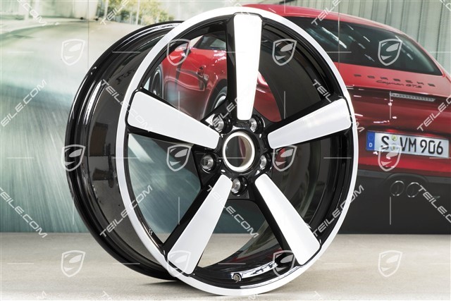 20" Felga Carrera Exclusive, 8,5J x 20 ET53, czarny wysoki połysk