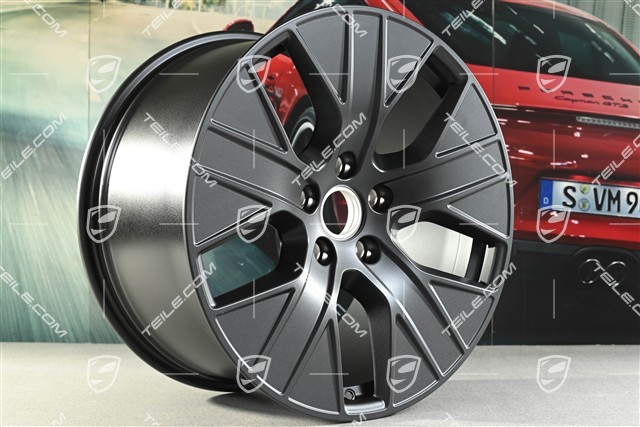 20" Turbo Aero wheel set, 9J x 20 ET54 + 11J x 20 ET60, in satin black