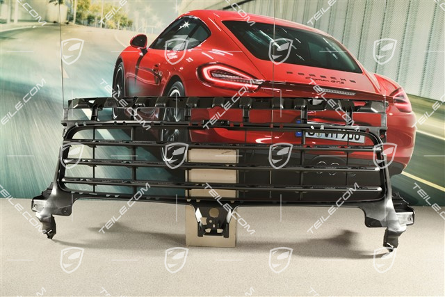 Front bumper, ventilation grille, Black matte,