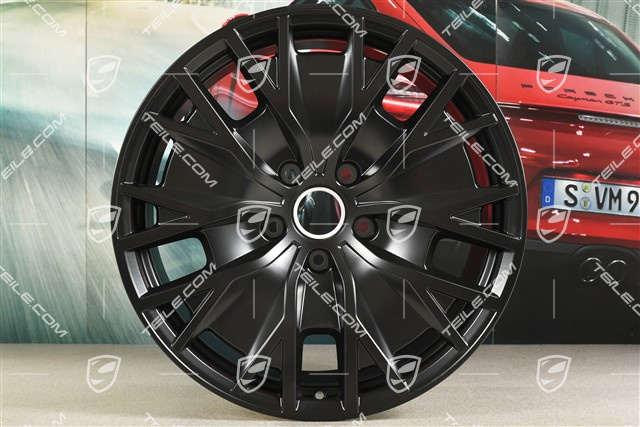 20" Felga Taycan Turbo S Aero Design, 11J x 20 ET60, czarny satynowy mat