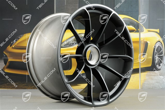 21-inch wheel GT3RS, with GT3RS logo, 12,5J x 21 ET48, black mat