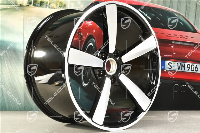 21" Felga Carrera Exclusive, 12J x 21 ET70, czarny wysoki połysk
