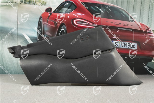 Seitenwandverkleidung, coupé, Kunstleder, schwarz, L