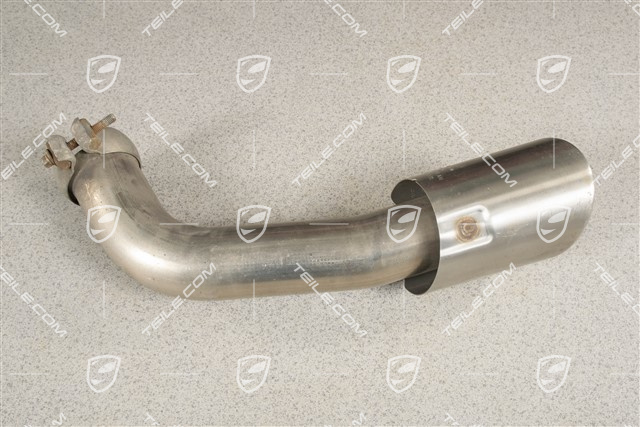 Exhaust system tail pipe, standard tailpipe, 4-pipe look, inner, L