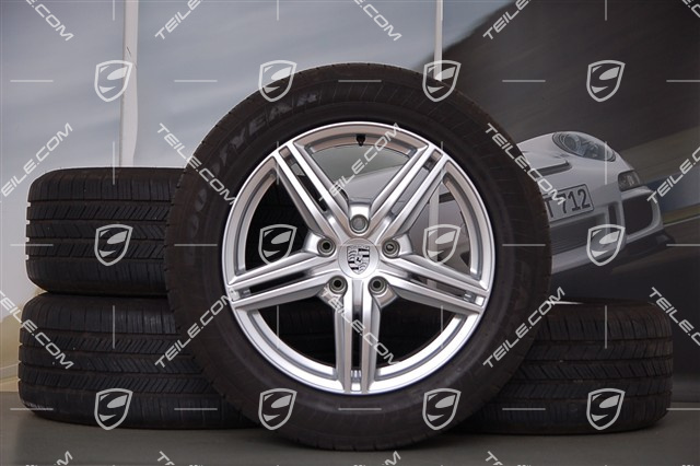 19-inch Cayenne Design II all-season wheel set, 4 wheels 8,5 J x 19 ET 59 + 4 all-season Good Year tyres 265/50 R 19 110V XL M+S, without TPMS