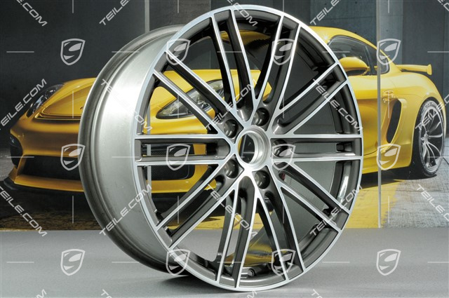 20" Felgensatz Turbo IV, 11,5J x 20 ET76 + 8,5J x 20 ET49, Titan