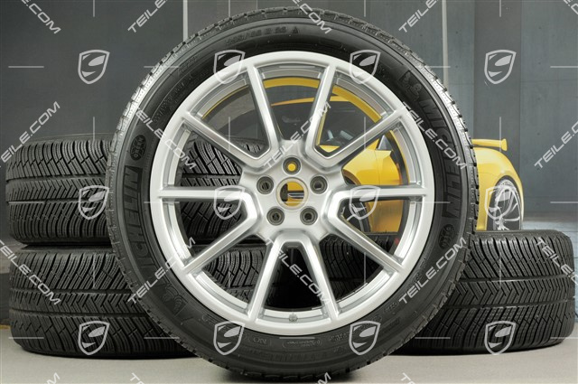 20-inch "Macan SportDesign" winter wheels set, rims 9J x 20 ET26 + 10J x 20 ET19 + NEW Michelin winter tyres 265/45 R 20 + 295/40 R 20, with TPMS