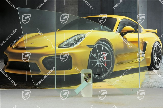 Door window glass, front, R Door window glass, front, R