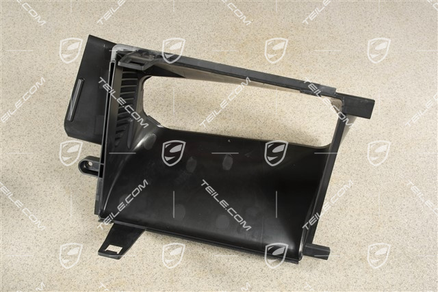 Air guide for charge air cooler, L