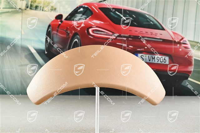 Instrument cluster cover / Dashboard trim, Leatherette, Sand Beige