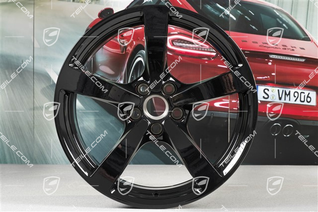 18-inch wheel Macan, 9J x 18 ET21, black high gloss